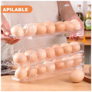 AutoEgg - 2 Organizadores de huevos Automáticos de 3 Niveles