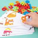 JUEGO DE PALABRAS MONTESSORI DE MADERA