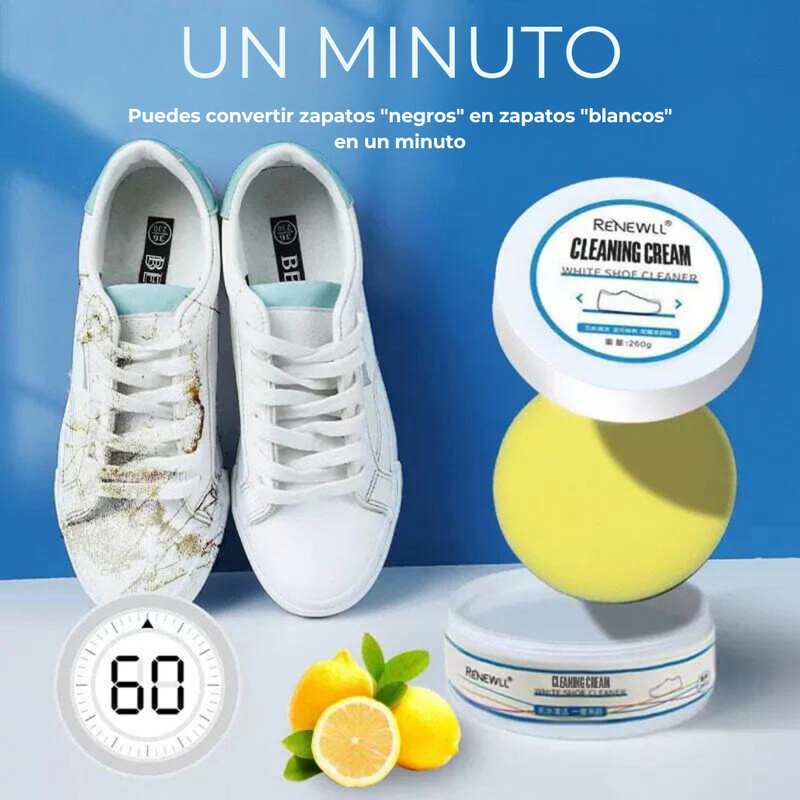 Crema Limpiadora Blanca de Zapatillas