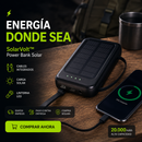 SolarVolt™ 20K - Carga hasta 4 dispositivos donde sea, cuando sea.