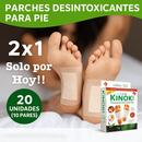 Pack 20 Parches Kinoki Desintoxicación