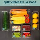 KIT 7 Contenedores Herméticos con Tapa