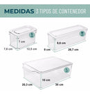 KIT 7 Contenedores Herméticos con Tapa