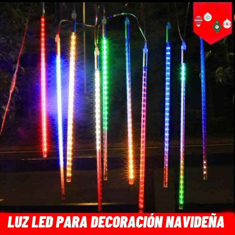 LUZ LED METEORO PARA DECORACION NAVIDEÑA