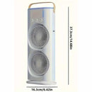 Ventilador Humificador Doble Torre 2en1