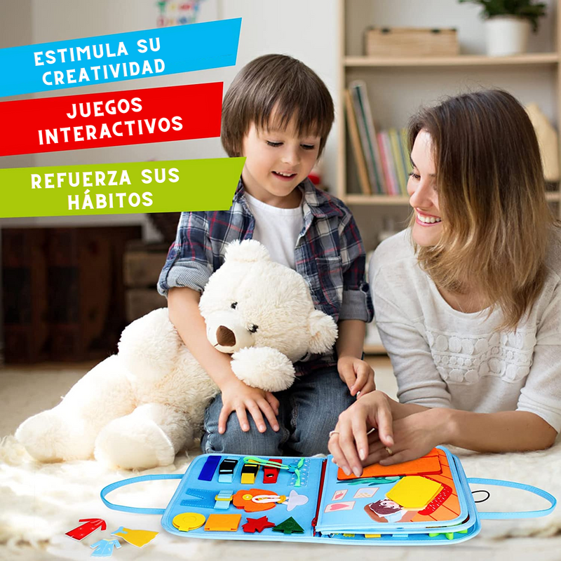 Libro Sensorial Montessori 3D